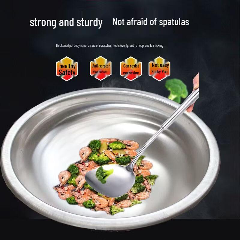 ZISIZ 304 Stainless Steel Large Stock Pot