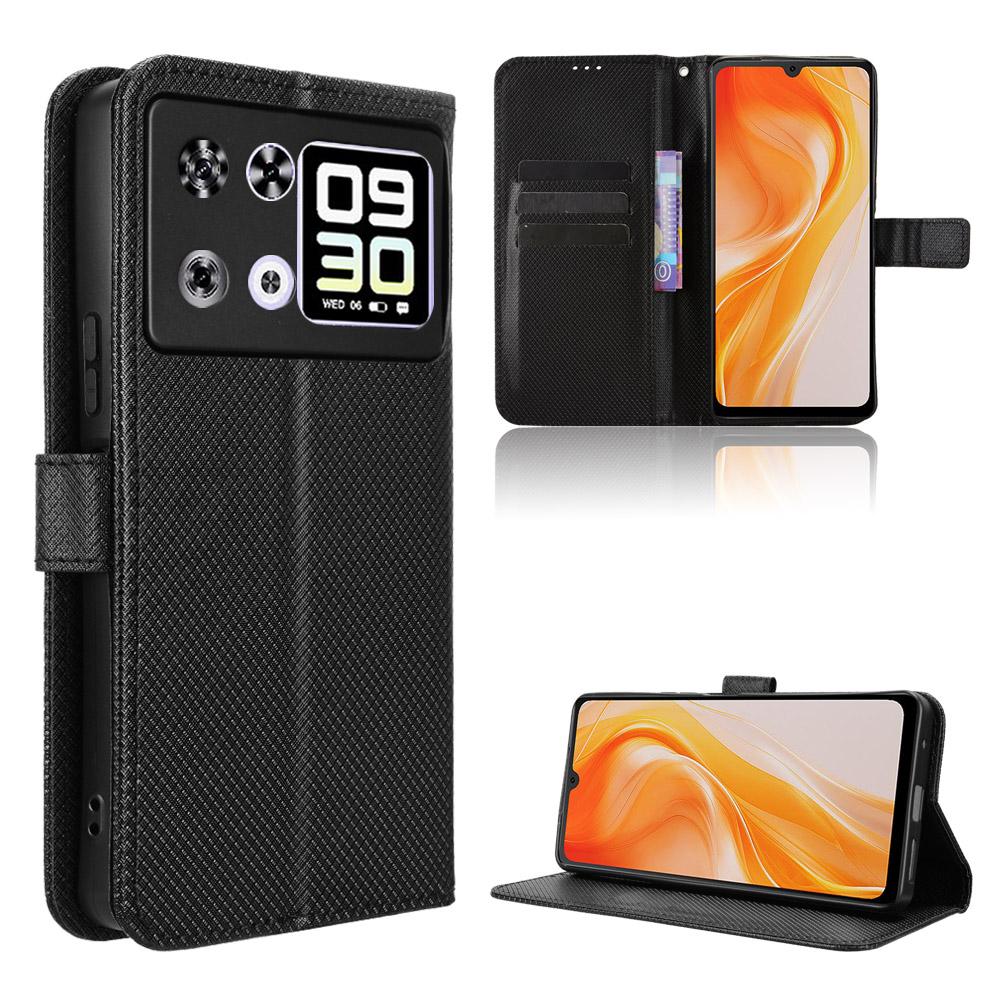 

Чехлы-книжки для Cubot P90 из ПУ кожи, полная защита корпуса, противоударные, прочные, ретро чехол для телефона for Cubot P90 чёрный