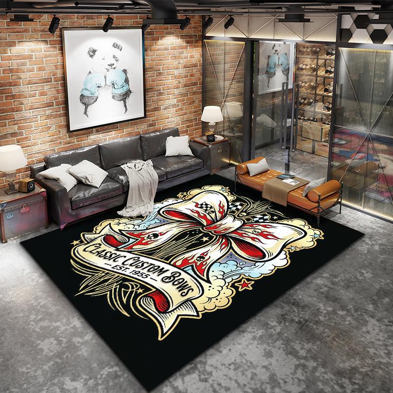 Street graffiti car Pattern Square Carpet,Area Rug,Carpet Rug for Living Room Bedroom Sofa Playroom Decor,Non-slip Floor Mat,Holiday Birthday Gifts
