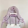 Student Schoolbag Color Block Women's Large Capacity Lightweight Backpack Middle School Student Backpack with Coin Purse