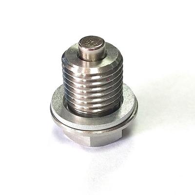 M14 X 1.5 M12 M16 M18 M20 M24 Magnetic Stainless Steel Oil Drain Plug Sump Drain Nut Bolt with 1 Silver  Gasket
