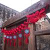 Chinese New Year Dragon Decorations Spring Festival with Paper Lanterns Decoration for Lunar Lantern Party Restaurant Supplies