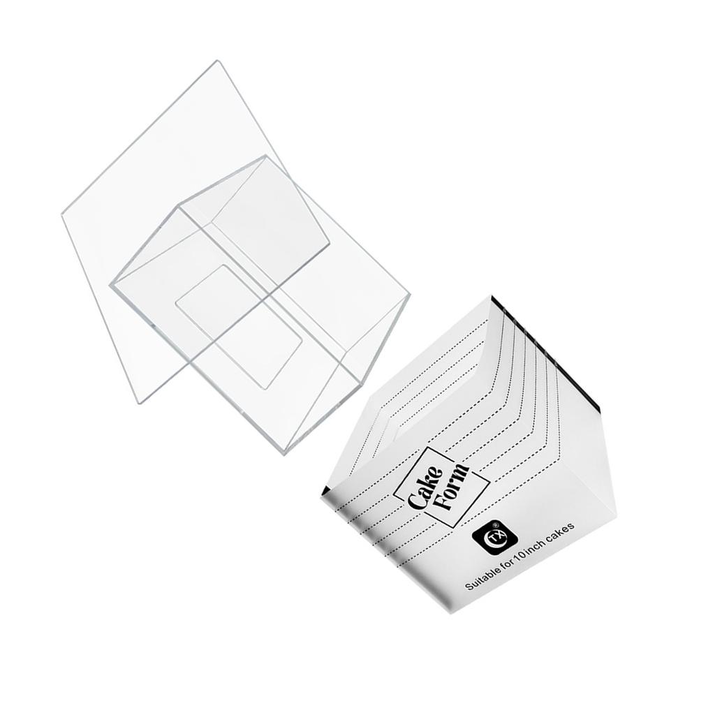 Round/Square Cake Mold Retractable Fondant Mousse Cream Chocolate Baking Ring Food Grade Plastic Decorating Tool