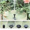 5W Solar Fountain Pump with 6 Nozzles Solar Panel Fish Pool Fountain Water Pumps for Bird Bath Pond Outdoor Garden Decoration