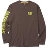 Caterpillar Mens Trademark Banner Long-Sleeved T-Shirt