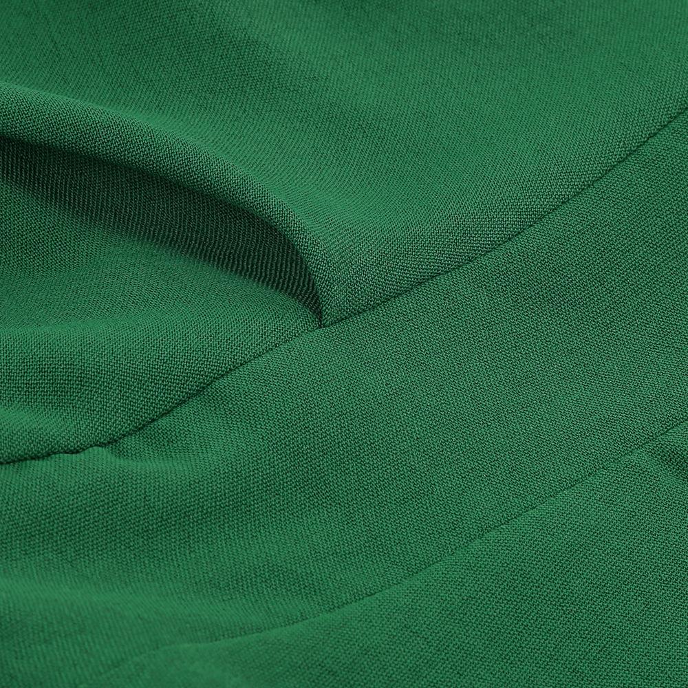 Dámské Podzim Zima O Neck Mašlička Jednobarevné Šaty S-XXL s vysokým pasem a dlouhým rukávem