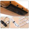 Cable Organizer Holder Under Desk Wire Management Net Large Capacity Flexible Adjustable Under Desk Mesh Wires Plugs Organizer