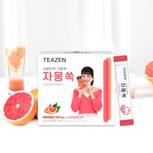 Teazen Grapefruit Soak 30 sticks large capacity pack, Korea Kombucha