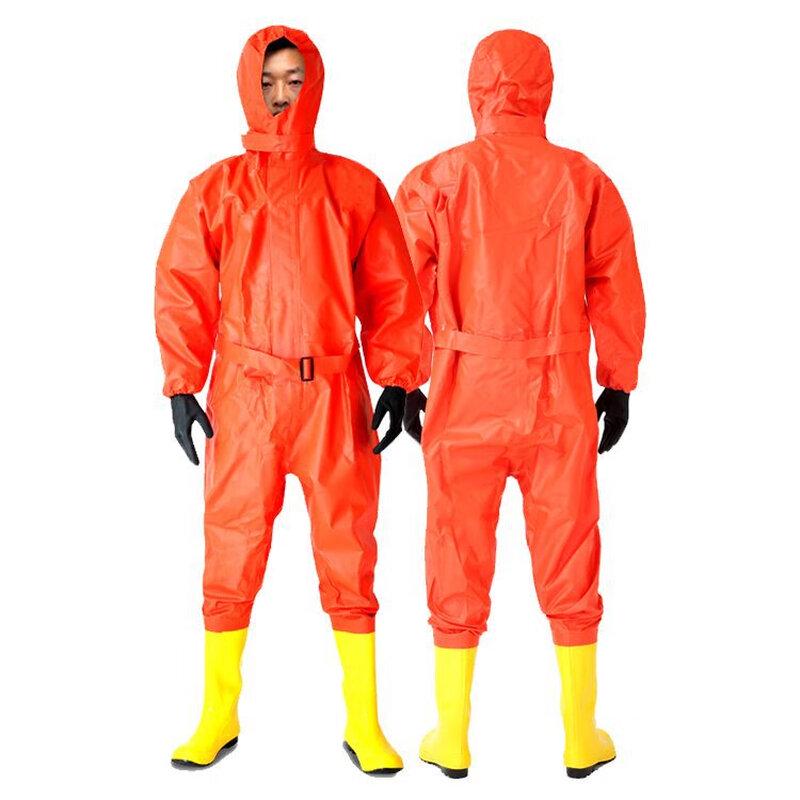 BAIZHOU Firefighting Chemical Protective Suit Light-Duty Chemical Protective
