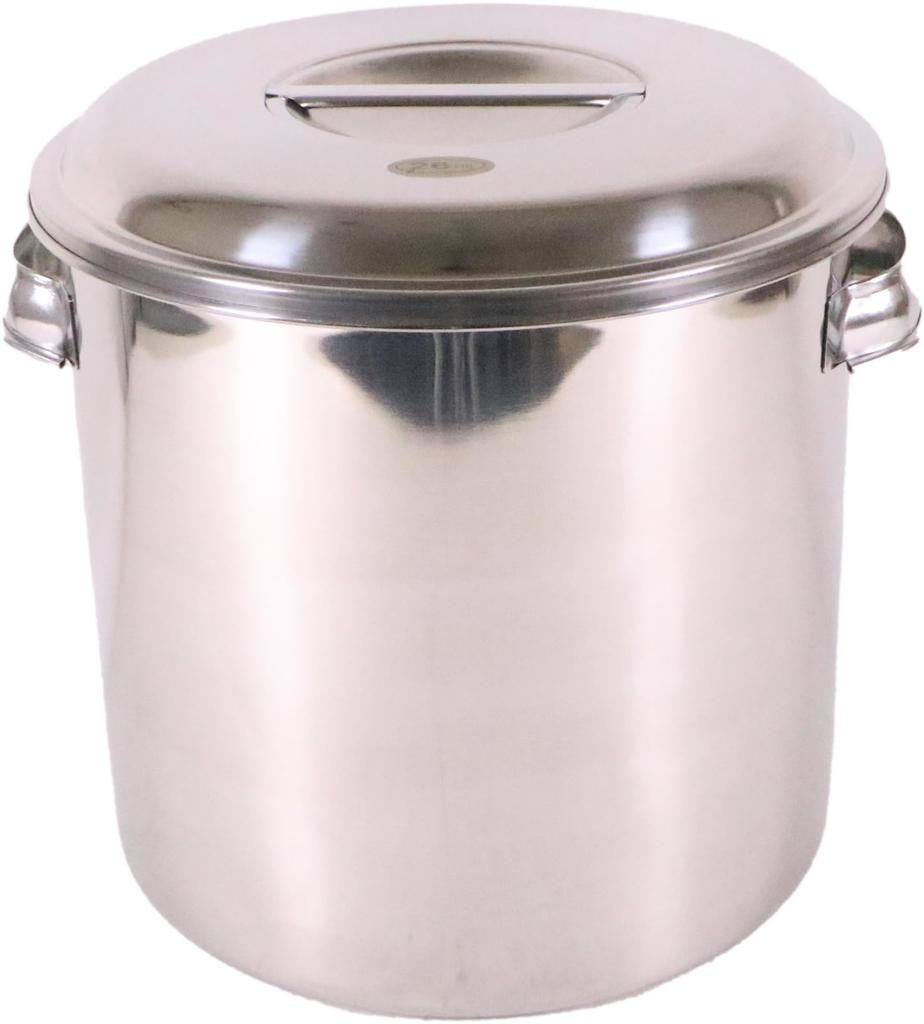 Oya Seisakusho Clover Round Kitchen Pot with 26cm Molybdenum Stainless Made In AKT13026 Graduations, (with Handle), Steel, Japan,