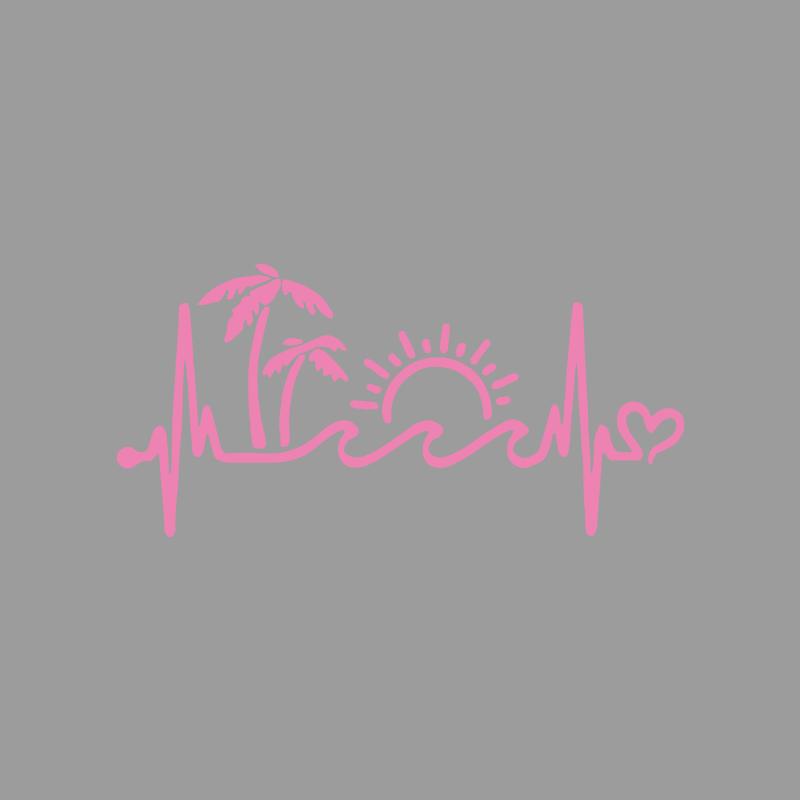 Palm Trees Waves Sunny Beach Comic Strip Creative&funny Stickers for Cartoon Fans&lover,high Quality for Car Trucks Motorcycles