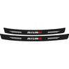 CFVPSV1 Carbon Fiber Emblem Car Rear Bumper Trunk Guard Protected Sticker For Nissan Nismo Qashqai Teana X Trail T32 T31 Tiida Juke
