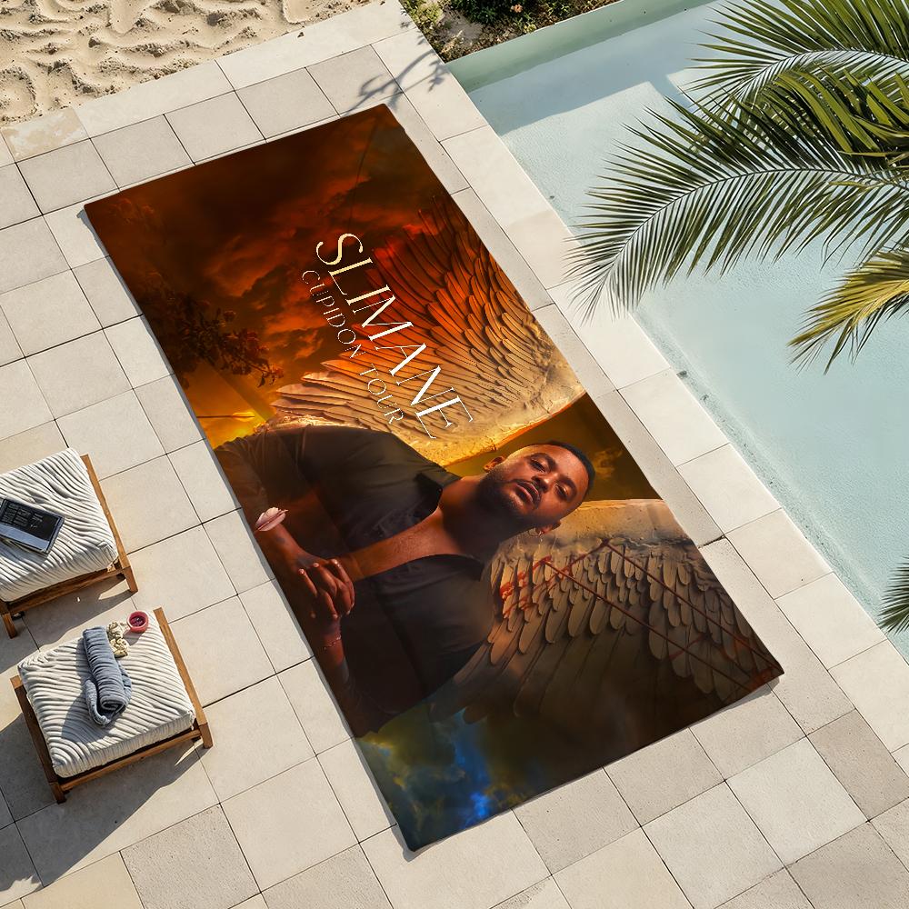 Singer S-Slimane-il faut que tu saches Towel Shower Sauna Travel Spa Quick Dry Gym Accessories Soft Large Beach Towels
