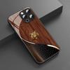 Holzmaserung Tigerkopf Muster Gehärtetes Glas Handyhülle Für iPhone 11 12 13 14 15 16 17 Pro Max 17 Air 7 8 Plus XR XS X Abdeckung