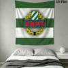 Rapid Vienna logo Wall Hanging Printed Fabric Blanket Decorative Tapestries for Bedroom Living Room Home Decor
