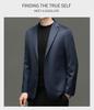 Costum Business Casual Premium pentru Bărbați din Lână, Cașmir și Mătase pentru Toamnă/Iarnă