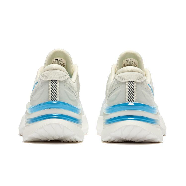 Erke Lightweight Comfortable Shock Absorbing Breathable Low Top Running Shoes Men sneaker Micro-Crystal-White Thin-Mist-Blue 51124203047-004