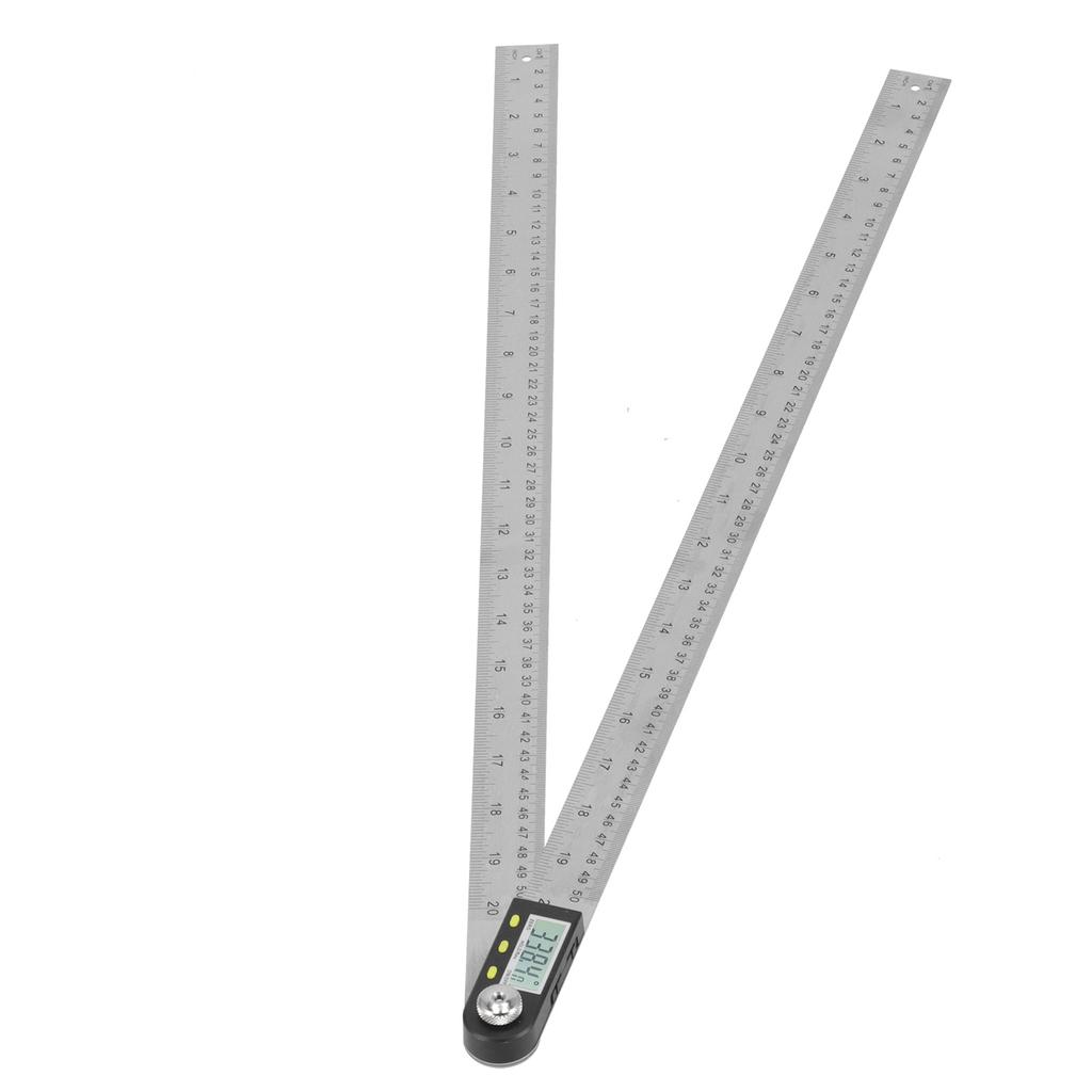 Digital Angle Finder Ruler 2 in 1 Goniometer Protractor Tool with Display for Automobiles0500mm