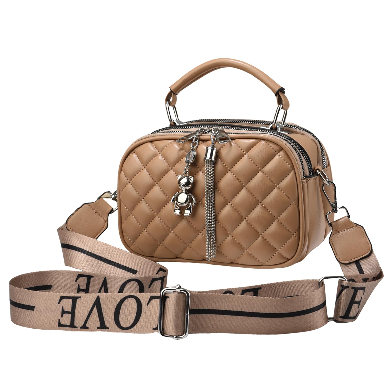 

NICOLE & DORIS Women s Handbag, Stylish, Small, Elegant, 2-Way Shoulder Bag, PU Leather, Waterproof, Divided, Perfect for Commuting, Travel, Dates,