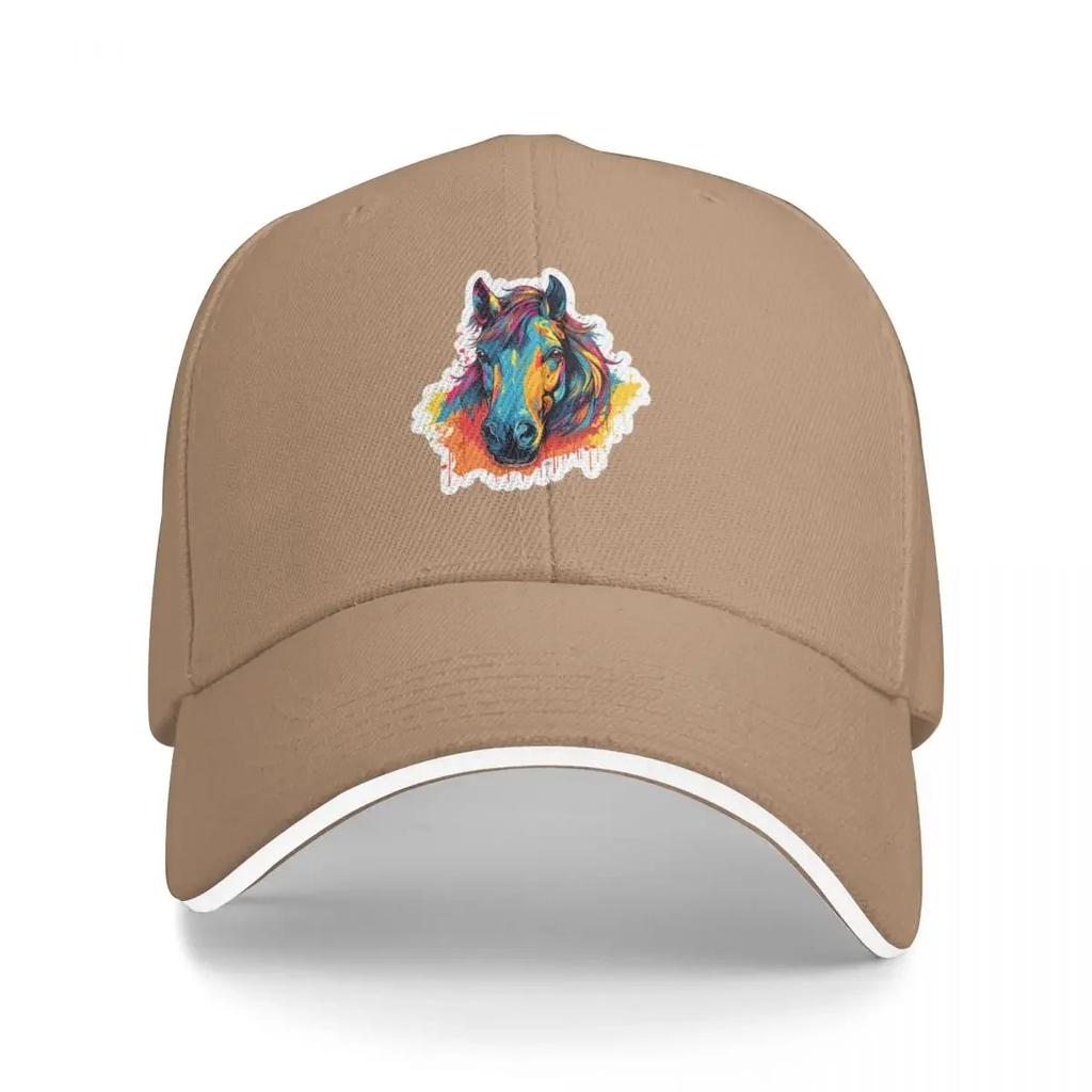Horse Head Pop Art Baseball Cap Golf Hat Golf Hat Genuine For Women Mens