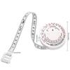 Soft BMI Tape Measure Automatic Telescopic Sewing Ruler Portable Waist Tape Measure