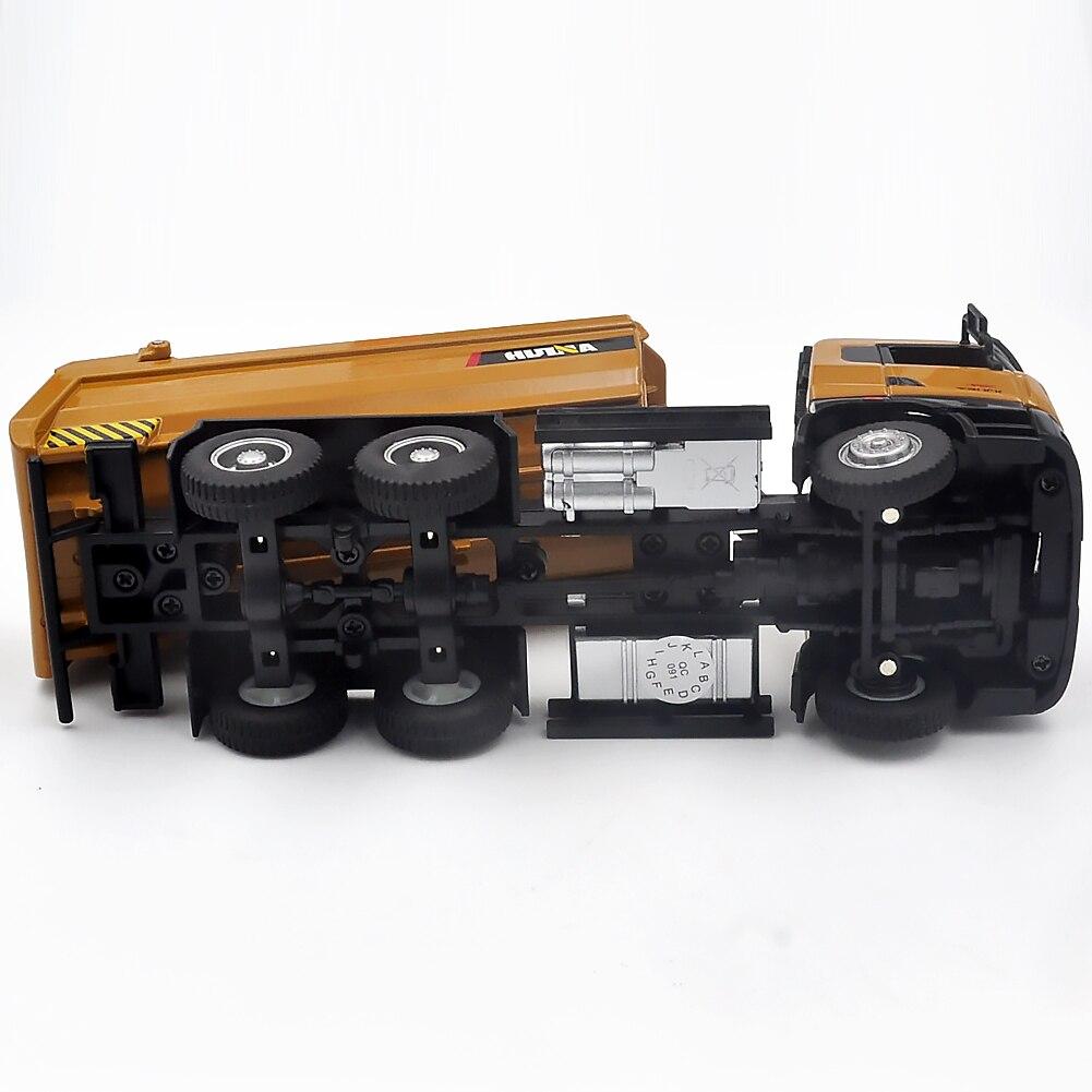 1:50 Alloy Articulated Dump Truck Model Toy High Imitation Alloy Engineering Truck Model Metal Die-casting Wholesale