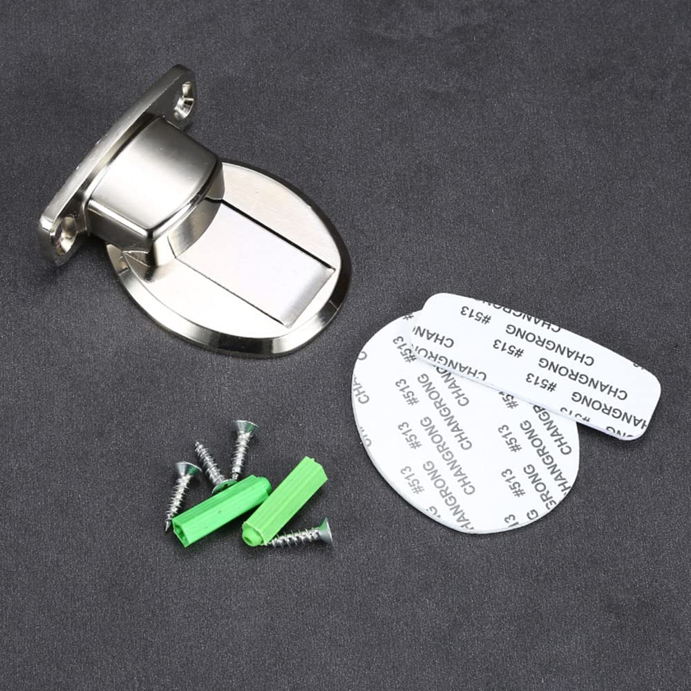 LIKENNY Door Catch Magnetic Door Magnet Strong Adhesive Hook Door Door Sliding 1 Piece Stopper, Magnetic, Type, Stopper, Fixation, Magnet, Included,