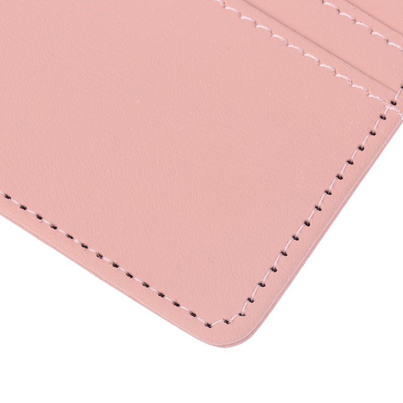 Mini Ultra-Thin Leather Wallet 4 Slots Cardholder Slim Bank Credit Card Holder Men'S Business Small Id Case For Women Purse