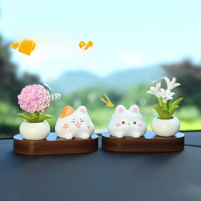 Decoração de Carro com Flor de Resina com Design Criativo para Meninas Casa Escritório Presente