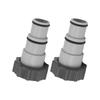 2PCS Pool Hose Adapter Replacement 1.25 Inch To 1.5 Inch Type A Pool Filter Hose Adapter for Swimming Pool