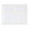 Set of 2 Pcs. Photo Frame, Wall Mount Multi-Frame Gallery Collage 28X35 Cm. For 5 Photos 10x15 Cm. White