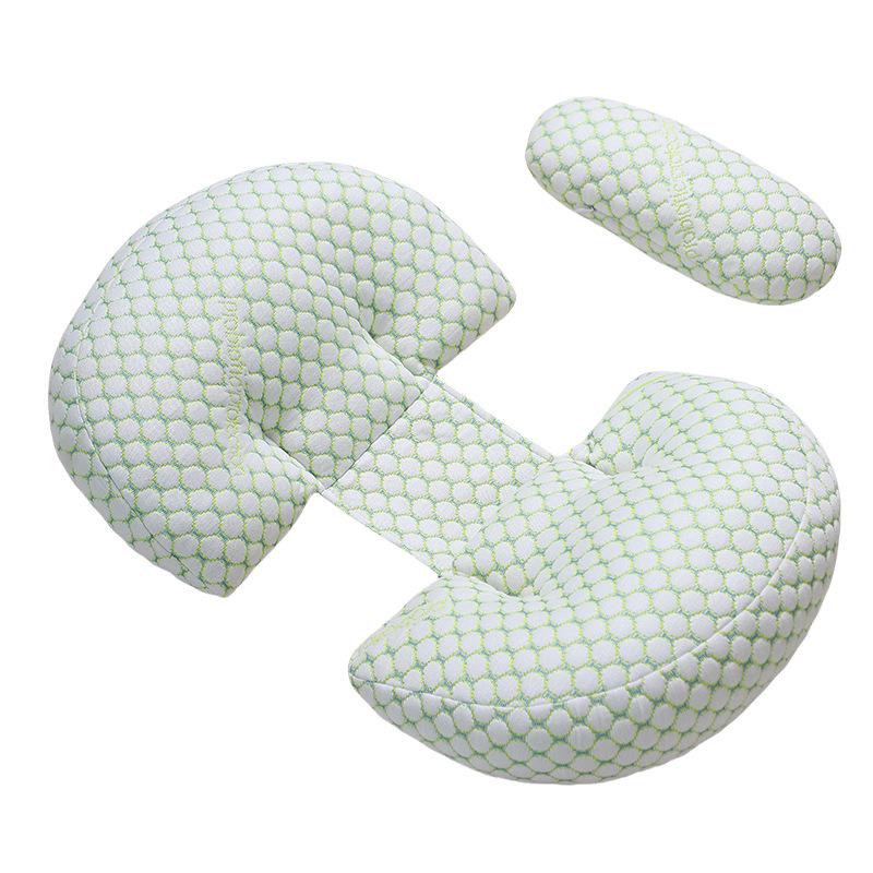 U-Shaped Pregnancy Pillow: Lumbar & Belly Support for Side Sleepers, Antibacterial & Postpartum-Friendly