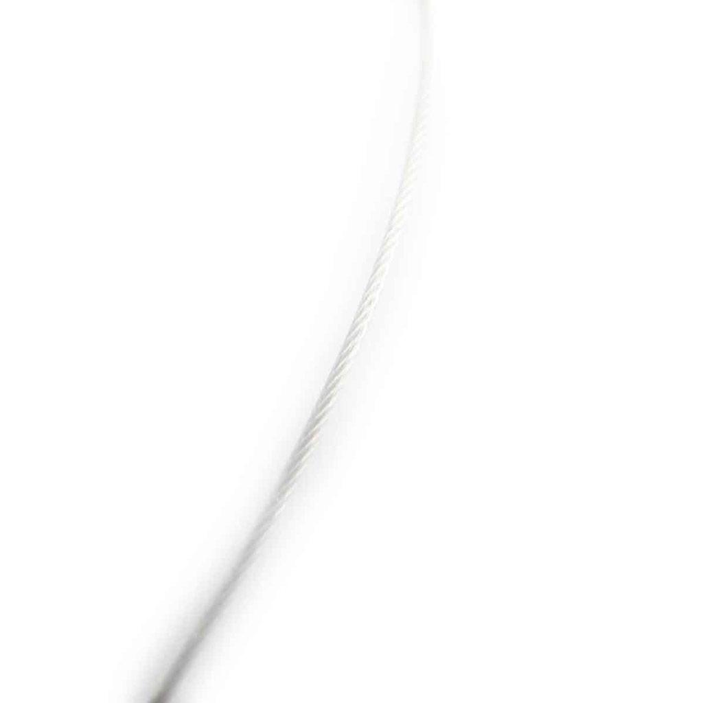 Les Trésors De Lily [J7218] - Silver Cable 'Arwen' Necklace