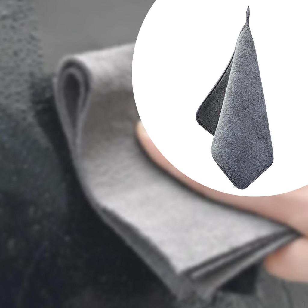 Auto Waschlappen Grau Waschlappen Weich Auto Detaillierung Telefone Elektronische Geräte Doppelseitig