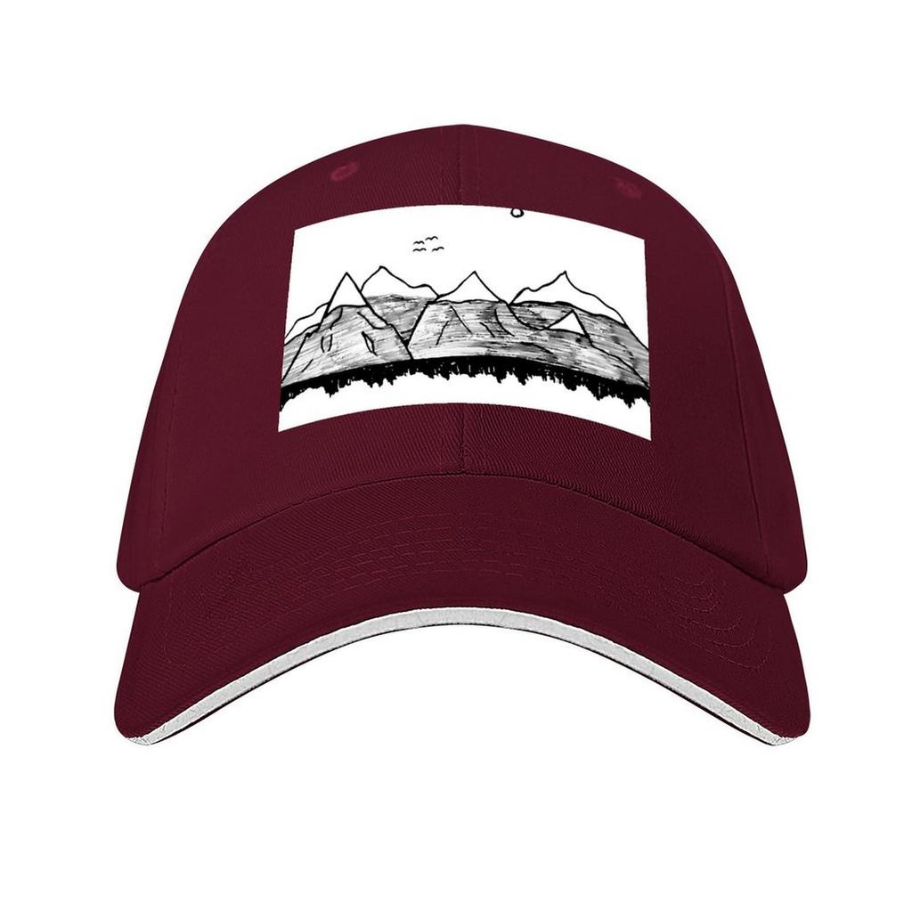 Mountainscape Baseball Cap tactical cap sailor cap for Unisex Golf Wear Luxury Unisex GirlS Hats Unisexs