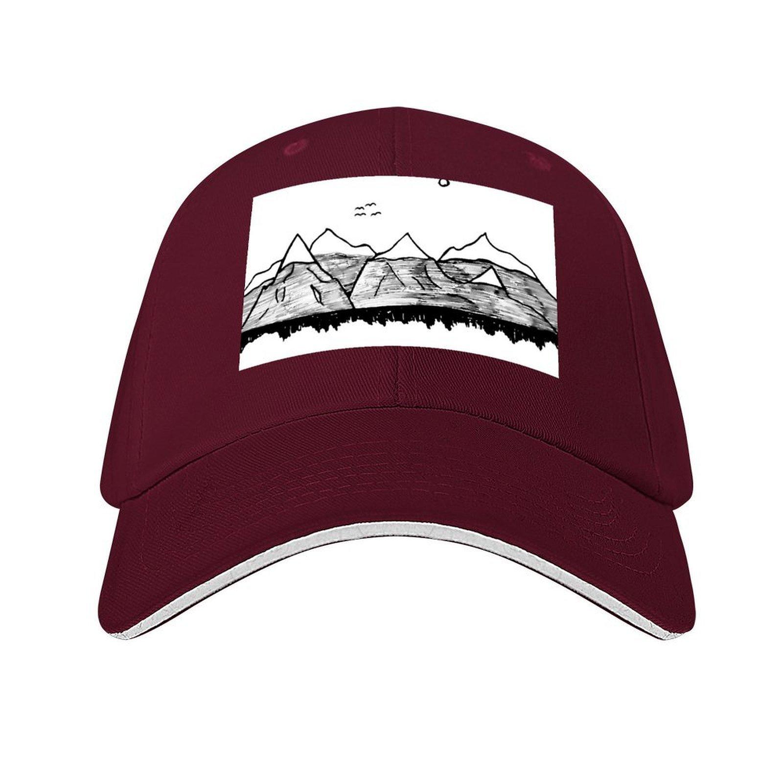 

Mountainscape Baseball Cap tactical cap sailor cap for Unisex Golf Wear Luxury Unisex GirlS Hats Unisexs