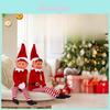 Peluche de Elfo Navideño con Relleno de Poliéster para Decoración de Habitación Navideña