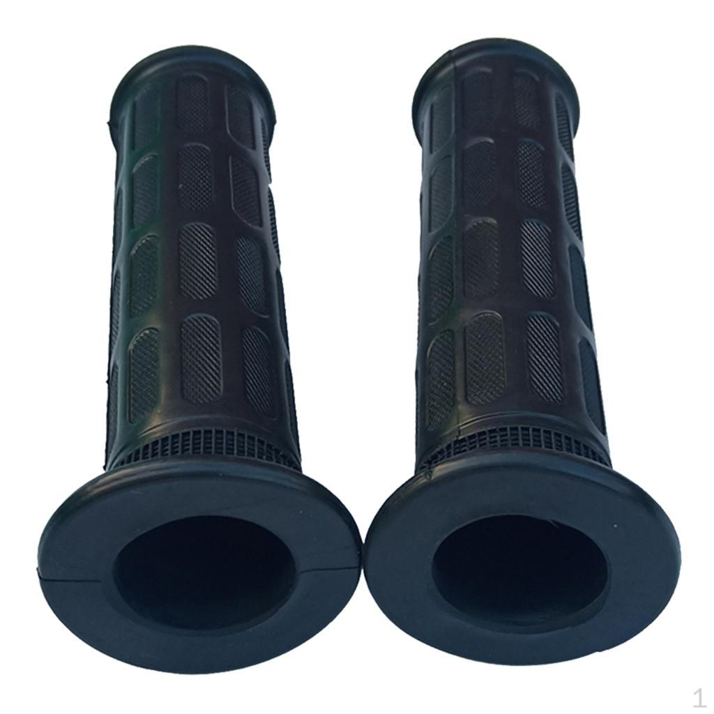 2pcs Outdoor Rubber Hand Grips, Handlebar Comfortable, No-