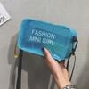 Purses Sweet Handbags Candy Color Messenger Bag Transparent Jelly Bag Shoulder Bag Crossbody Bags