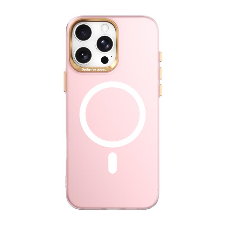 Lightweight Semi Transparent Frosted Magnetic PC Phone Case For iPhone 18 Pro, Anti-Fingerprint Metal Buttons Lens Protection Wireless Charging Cover