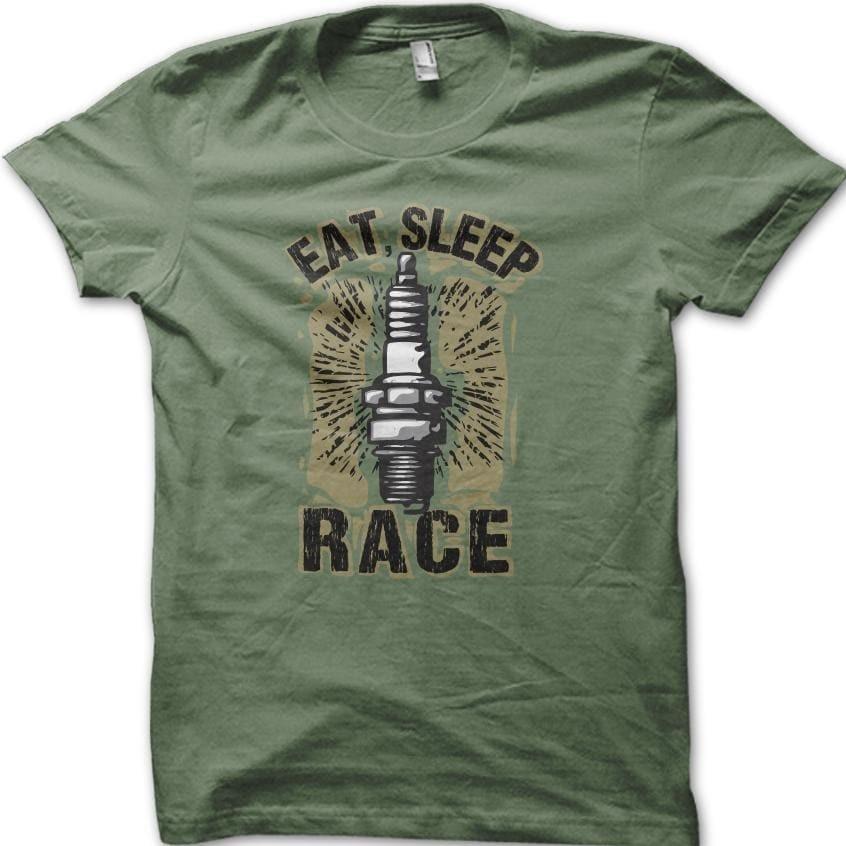 Ешь Спи Гоняй Винтажная Мотоциклетная Футболка для Байкера Классическая Футболка для Байкера 06043 2XL