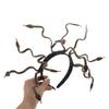 Medusa Cosplay Costume Snake Shape Headwear Role for Play Party Masquerade Supplies Carnival Halloween Dress-up HeadPiec