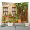 European Garden Scenery Flowers Tapestry Bedroom Living Room Tapestry Home Wall Decoration Tapestry