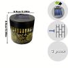 Solar Lights Outdoor Garden Fence Projector Lamp Patio Ambient Decor Decorative Solar Mandala Lights for Garden Patio Backyard