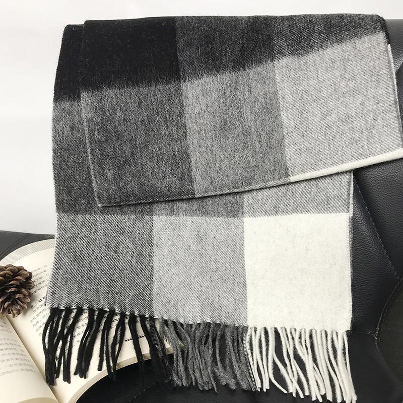 SIYUTANG Gentleman's 100% Wool Scarf Gift Set
