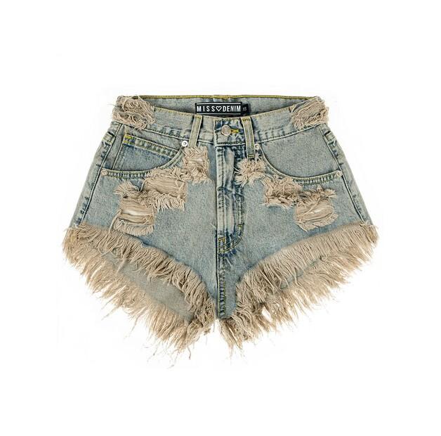 

Джинсовые шорты MissDenim High Waist EU XS