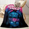 Stranger Things  Blanket Suitable for sofas,travel, living rooms also a good gift for friends and family Suitable for all seasons.