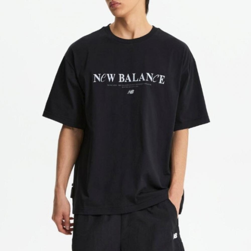 

New Balance ShorT Sleeve T shirT Flying leTTering Uni Nbnef21433 19 105