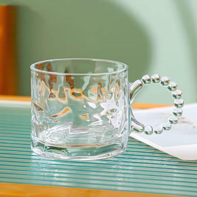 Hua Qingge Dazzling Hammered Glass Couple Cups