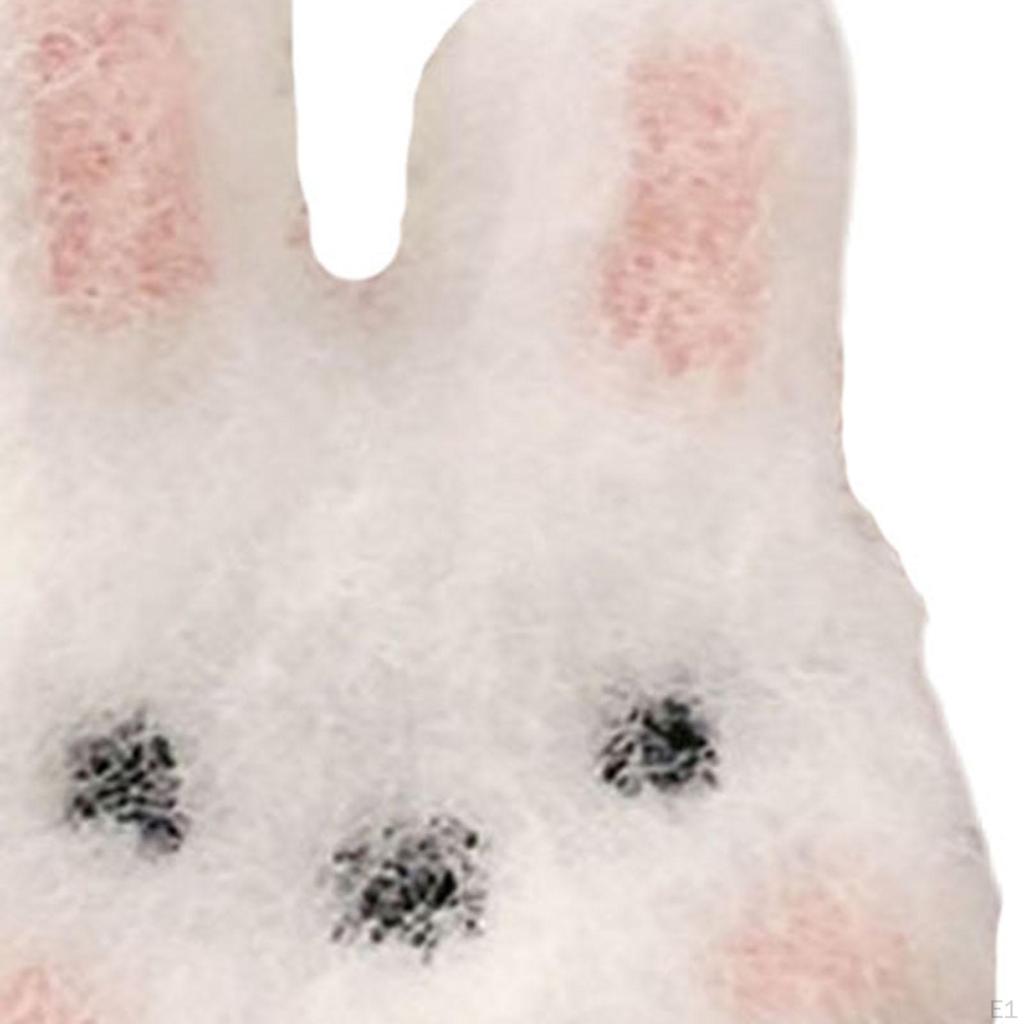 4 Pieces Bunny Furry Hair Clips Styling Clamps Slide Accessory Hairpin Plush